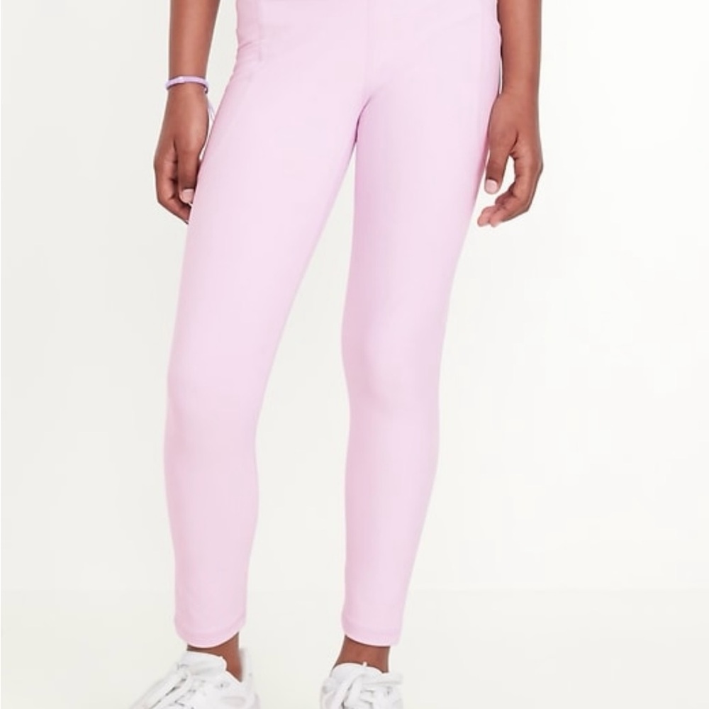 Old Navy High-Waisted PowerSoft Side Pocket Leggings-Girls Size XL (14-16) - NWT